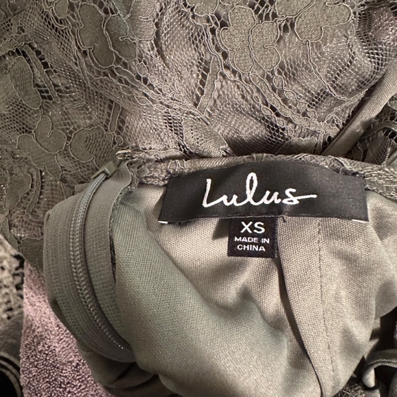 Lulus ruffle lace dress - Picture 3 of 9